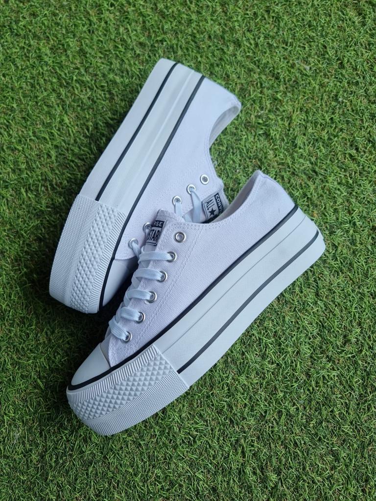 Converse Plataforma Blancas