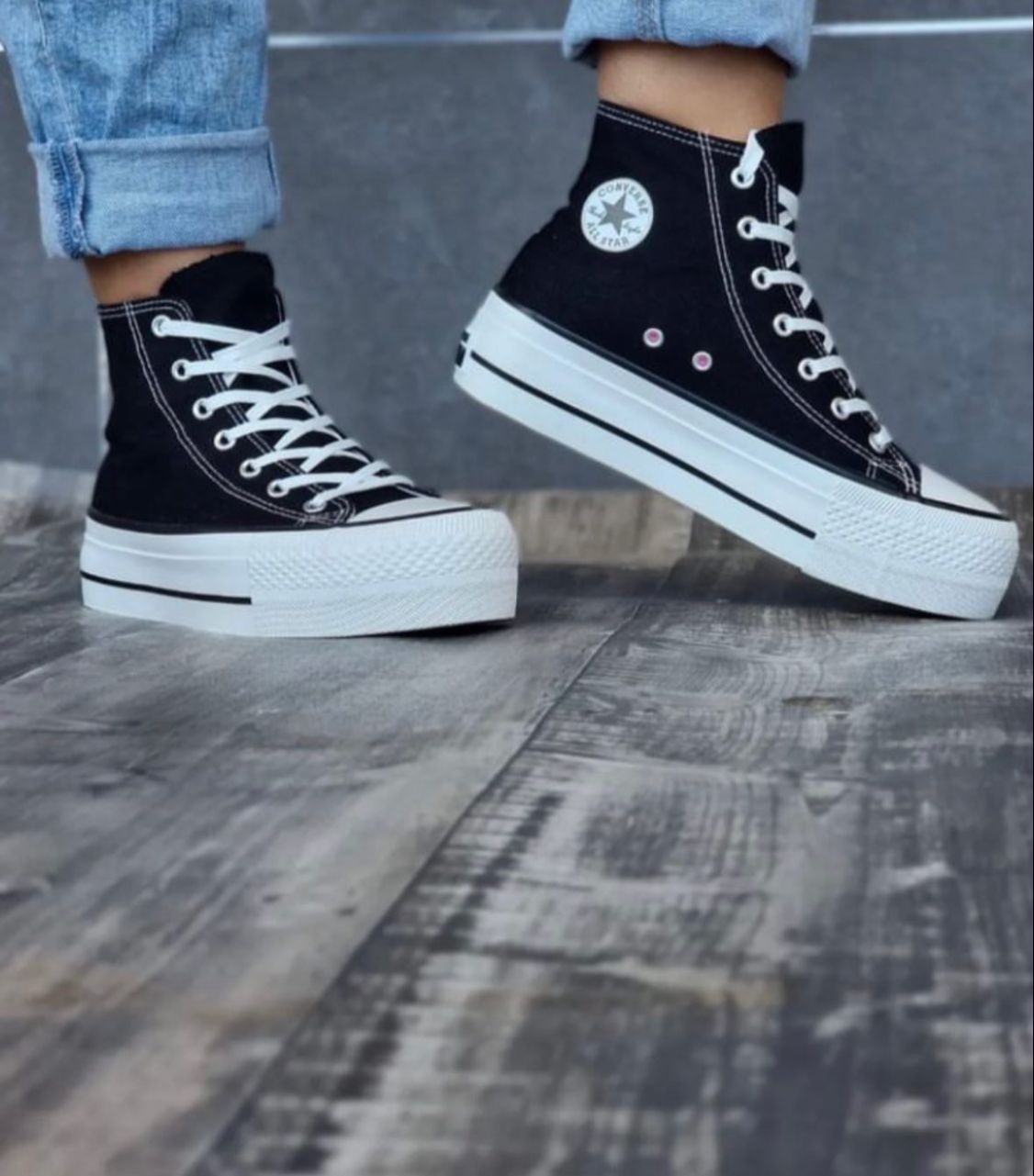 Converse Bota Negro