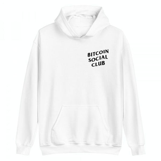 Sudadera BITCOIN SOCIAL CLUB (White Edition)