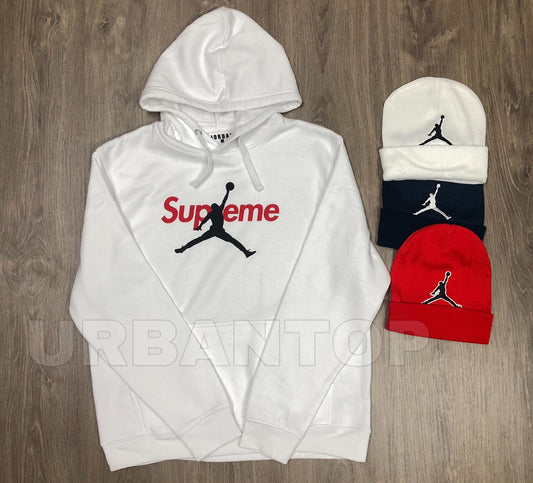 SUDADERA JORDAN SUPREME + GORRO